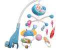 Carousel star design lullabies blue + remote control 4