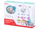 Carousel star design lullabies blue + remote control 6