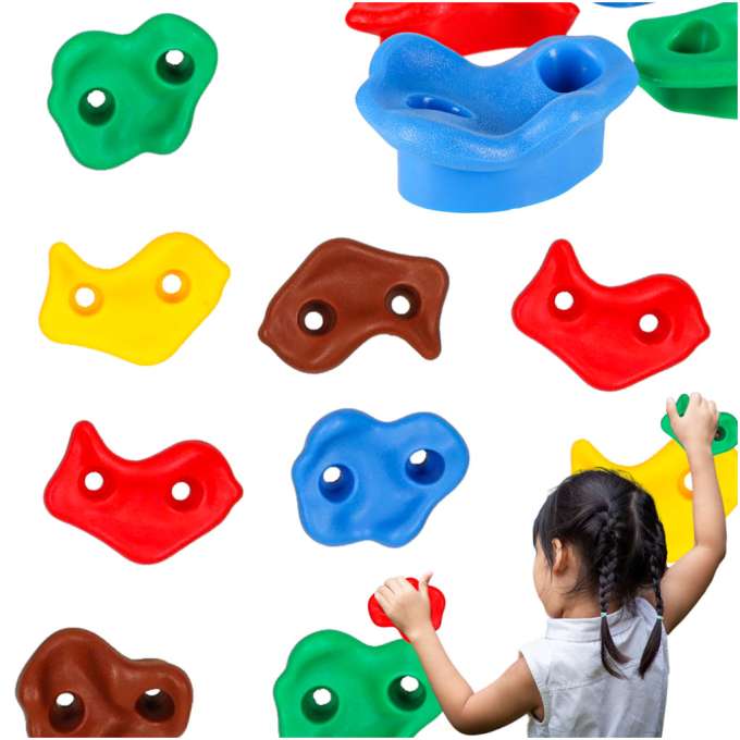 Climbing stone holders for children 10pcs