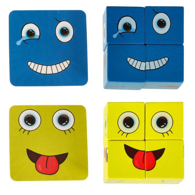 Creative blocks challenge changing face in a can