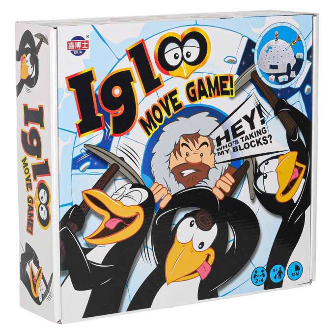 Dexterity game Igloo move game penguins