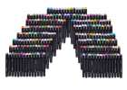 Double-sided alcohol markers in case 168 pieces 13