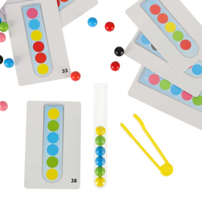 Educational puzzle colorful montessori balls