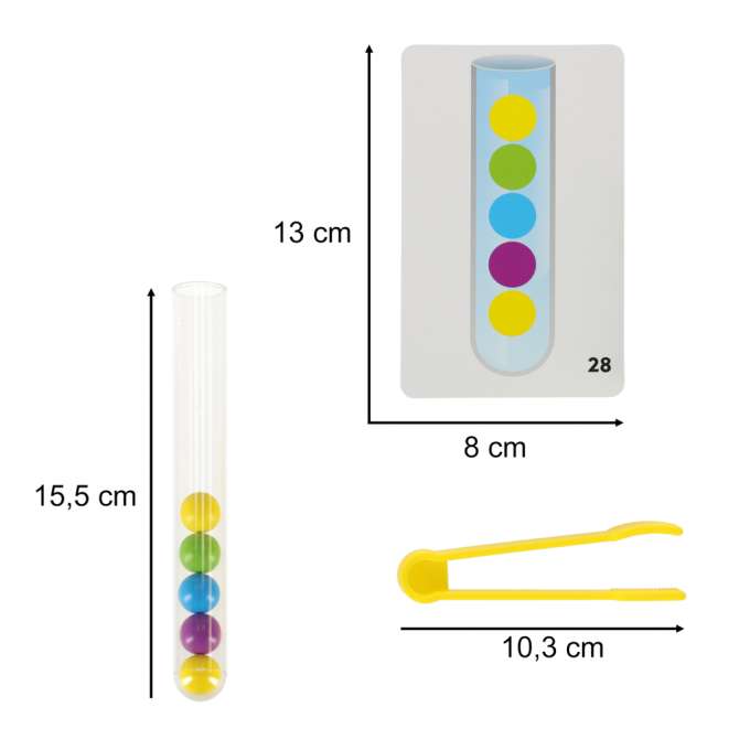 Educational puzzle colorful montessori balls