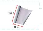 Foil roll self-adhesive veneer wallpaper gray marble 1,22x50m 6