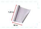 Foil roll self-adhesive veneer wallpaper oak silver-gray 1,22x50m 6