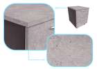 Foil roll self-adhesive wallpaper veneer blue-gray cement 1,22x50m 2