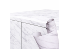 Foil roll self-adhesive wallpaper veneer white marble - jazz 1,22x50m 1