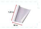 Foil roll self-adhesive wallpaper veneer white marble - magnolia 1,22x50m 4