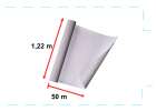 Folia rolka samoprzylepna okleina tapeta dąb srebrno-szary 1,22x50m 6