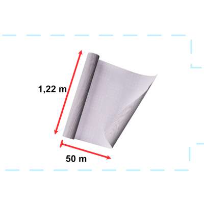 Folia rolka samoprzylepna okleina tapeta dąb srebrno-szary 1,22x50m