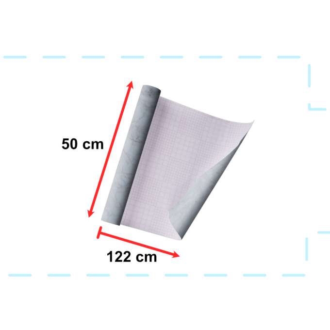 Folia rolka samoprzylepna okleina tapeta szary marmur 1,22x50m