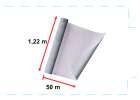 Folia rolka samoprzylepna okleina tapeta szary marmur 1,22x50m 6