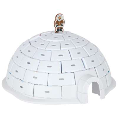 Gra zręcznościowa zbuduj igloo pingwiny