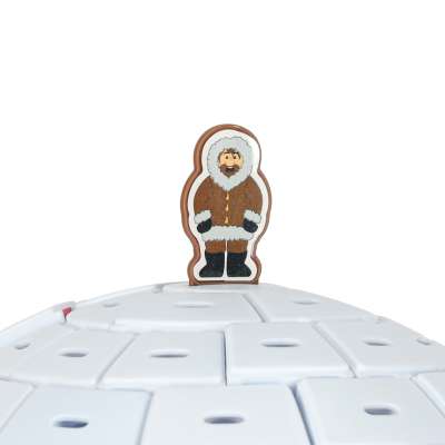 Gra zręcznościowa zbuduj igloo pingwiny