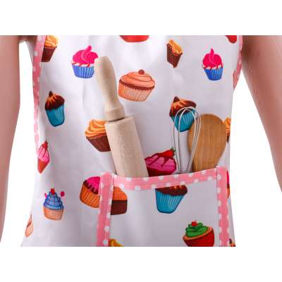 Kitchen set for cooking apron + accessories