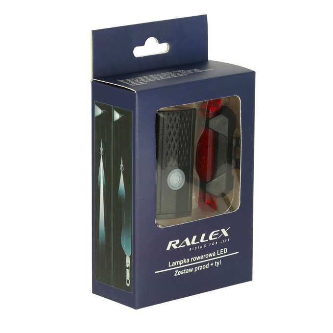 LED bicycle light rear-front set USB