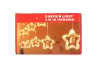 LED curtain lights with figures Christmas 3m 125LED 10 bulbs warm white mains supply 4