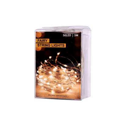 LED decorative wire lights 5m 50LED cold white