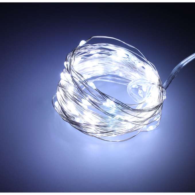LED decorative wire lights 5m 50LED cold white