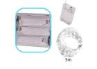LED decorative wire lights 5m 50LED cold white 5