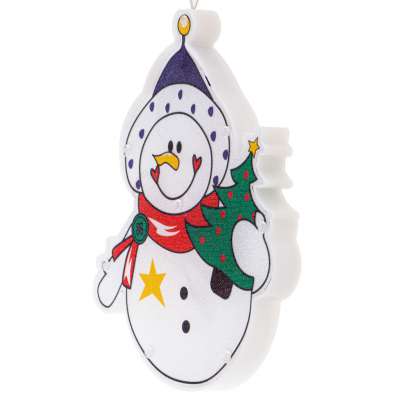 LED lights hanging Christmas decoration snowman