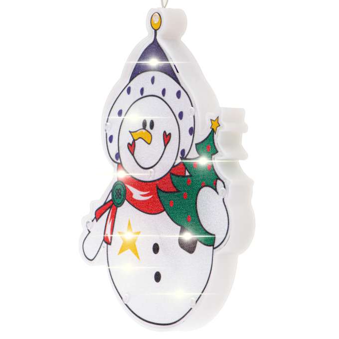 LED lights hanging Christmas decoration snowman