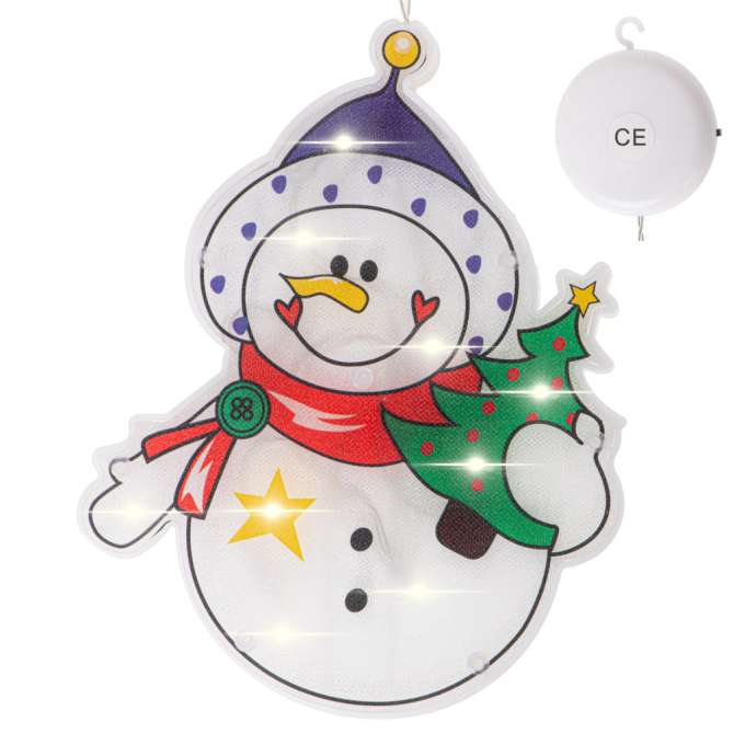 LED lights hanging Christmas decoration snowman