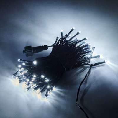LED lights light chain 10m 100LED cold white