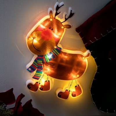 LED pendant lights reindeer Christmas decoration