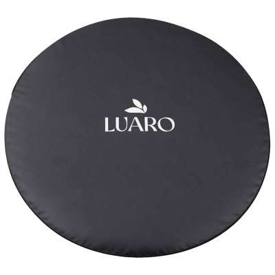 LUARO Self-folding tent for shower changing room tourist toilet black