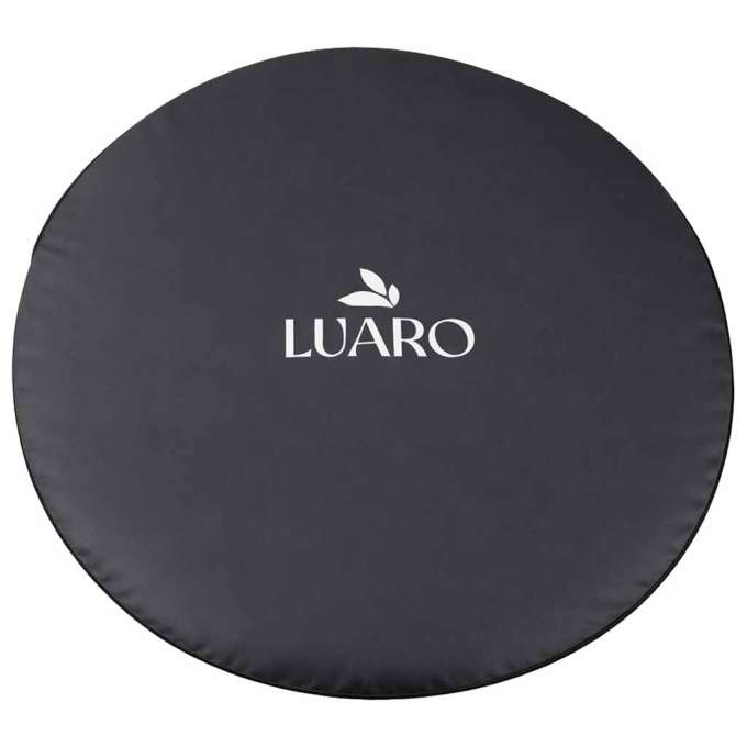 LUARO Self-folding tent for shower changing room tourist toilet black