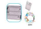 Lampki LED druciki dekoracyjne 10m 100LED multikolor 5