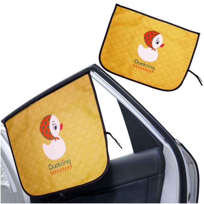 Magnetic curtain car window cover duck