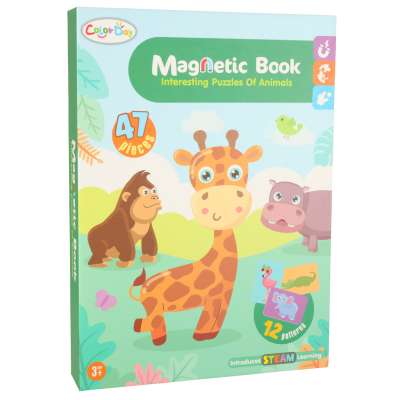 Magnetic puzzle animals safari 47el.