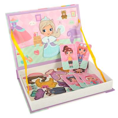 Magnetic puzzle dress up doll 51el.