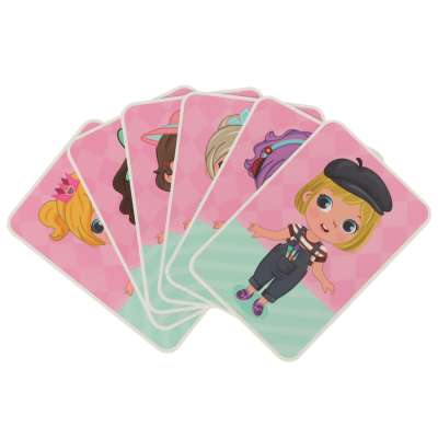 Magnetic puzzle dress up doll 51el.