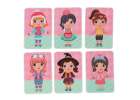 Magnetic puzzle dress up doll 51el. 6