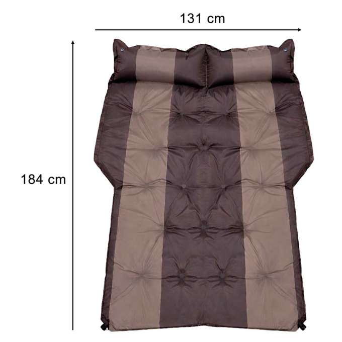 Materac dmuchany do spania łóżko do samochodu dwuosobowe 184x131cm