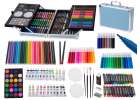 Paint art set in suitcase 145el blue 1