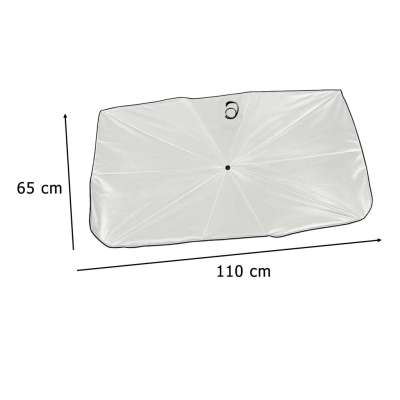 Parasol osłona przeciwsłoneczna na przednią szybę do samochodu auta mata składana UV 65x110cm