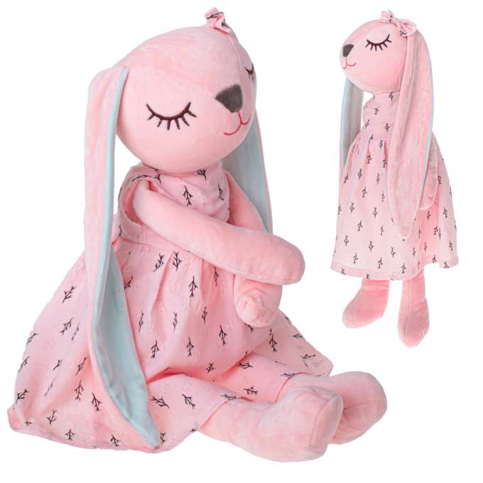 Plush mascot rabbit pink 52cm
