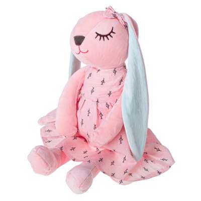 Plush mascot rabbit pink 52cm