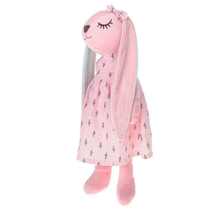Plush mascot rabbit pink 52cm