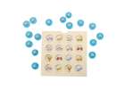 Puzzle drewniane gra planszowa memory + 4 karty 8