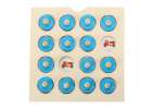 Puzzle drewniane gra planszowa memory + 4 karty 9