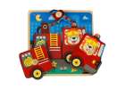 Puzzle drewniane sorter układanka straż pożarna 3
