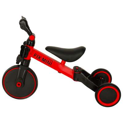 Rowerek Trike Fix Mini biegowy trójkołowy 3w1 z pedałami czerwony