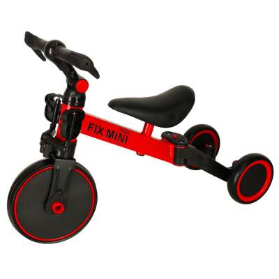 Rowerek Trike Fix Mini biegowy trójkołowy 3w1 z pedałami czerwony