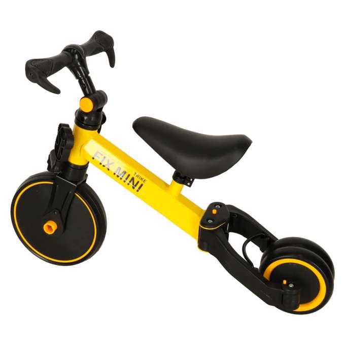 Rowerek Trike Fix Mini biegowy trójkołowy 3w1 z pedałami żółty